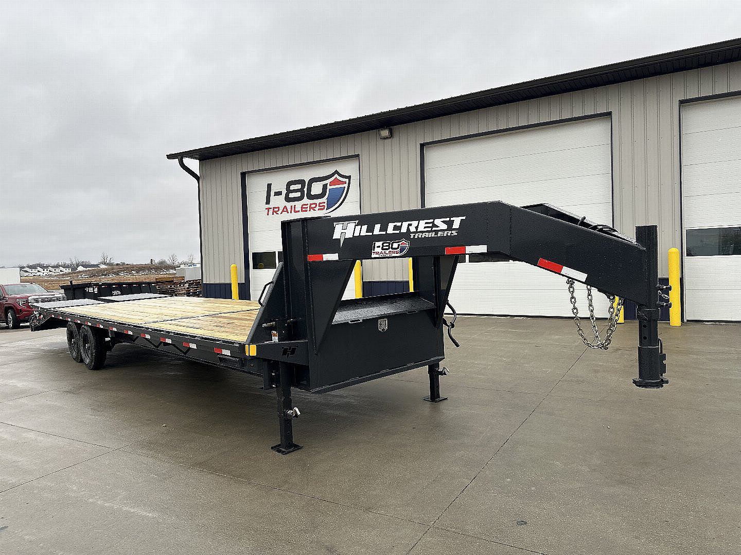 New 2025 Hillcrest 82"x20'+5' 24.9k Gooseneck Deckover Trailer