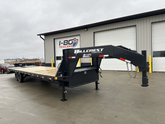 New 2025 Hillcrest 20'+5' 24.9k Gooseneck Deckover Trailer