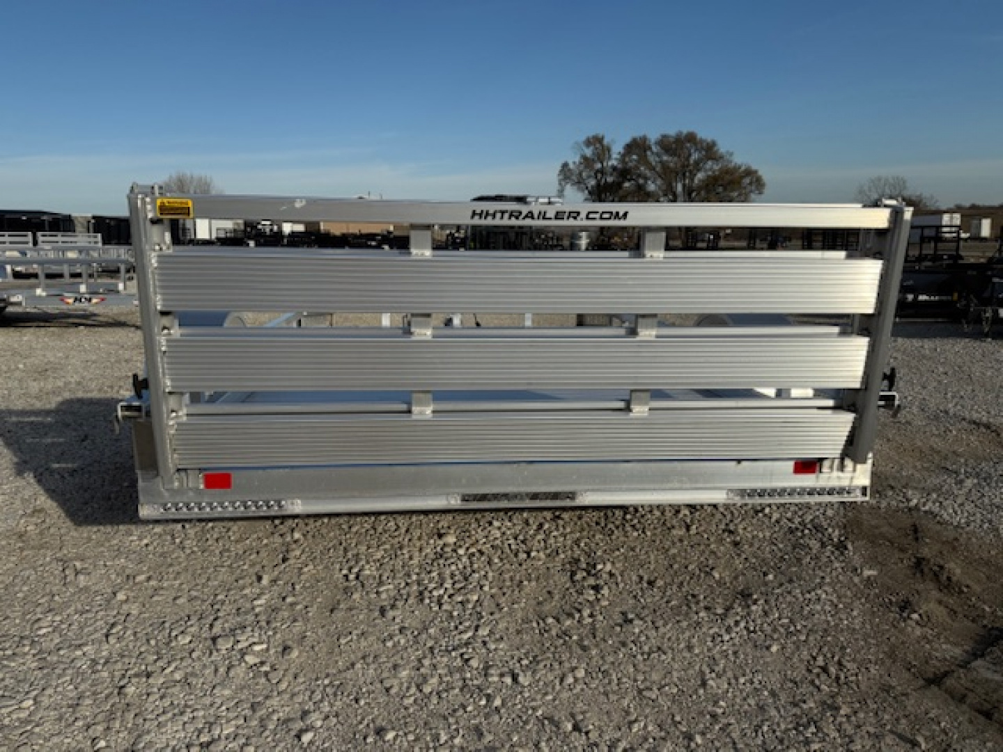 New 2026 H&H Aluminum 78"x10' 3k Low Side Utility Trailer