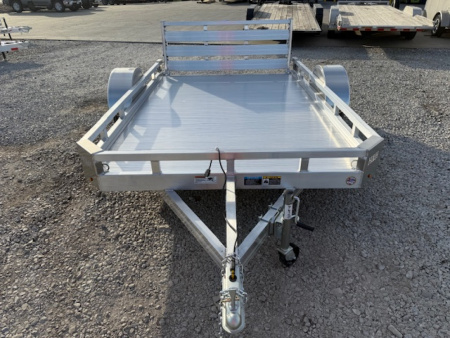 New 2026 H&H Aluminum 78"x10' 3k Low Side Utility Trailer