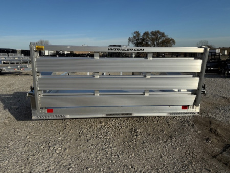 New 2026 H&H Aluminum 78"x10' 3k Low Side Utility Trailer