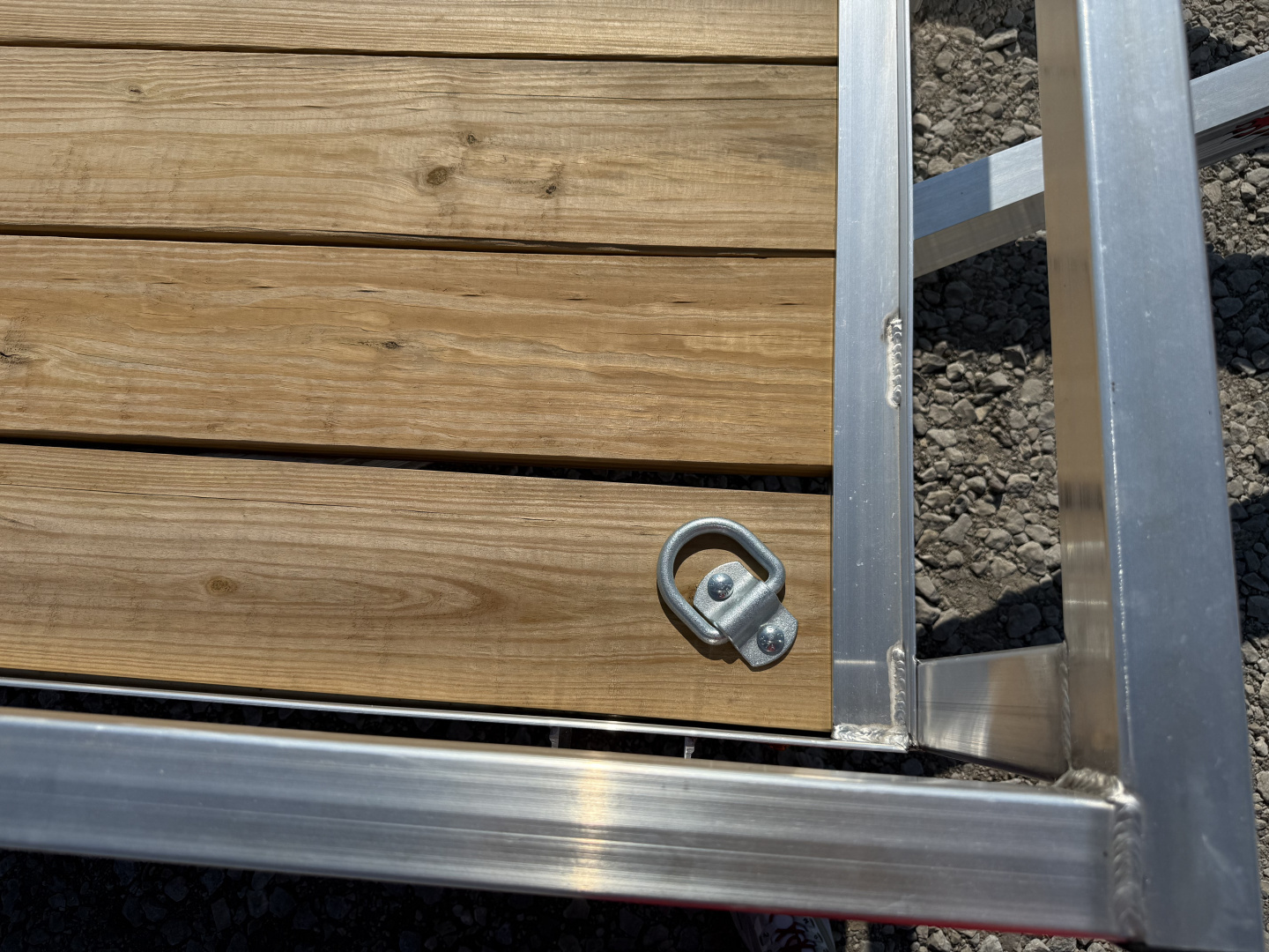 New 2026 H&H Aluminum 82"x12' 3k Utility Trailer