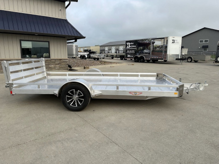 New 2026 H&H Aluminum 78"x14' 3k Utility Trailer