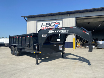 New 2025 Hillcrest 83 X16' 15.9k Gooseneck Dump Trailer