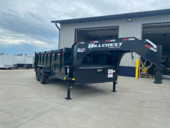 New 2025 Hillcrest 83 X16' 15.9k Gooseneck Dump Trailer