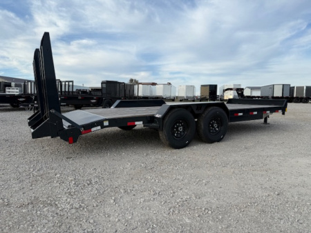 New 2025 Hillcrest Deep Charcoal 82"x18'+2' 16k Equipment Trailer