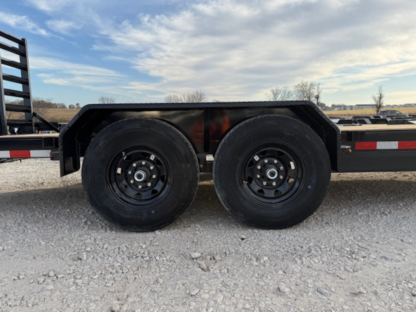 New 2026 H&H Black 82"x18'+2' 14k Industrial Equipment Trailer