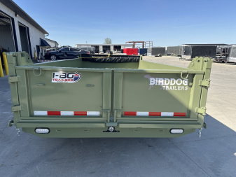 New 2025 Bird Dog 14ft 14k Telescopic Dump Trailer