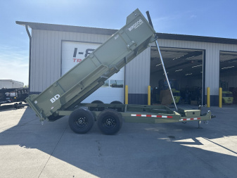 New 2025 Bird Dog 14ft 14k Telescopic Dump Trailer