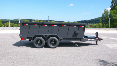 New 2025 Hillcrest Trailers 7'X14' 17.6K Standard Dump Trailer