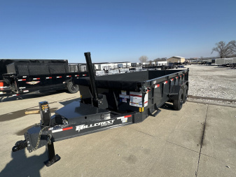 New 2025 Hillcrest Trailers 7'x14' 17.6k Telescopic I-Beam Dump Trailer