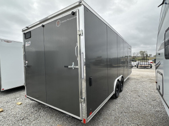 New 2025 Cross 8.5'x24' 10k Alpha Series Flat Top V-Nose Enclosed Cargo Trailer