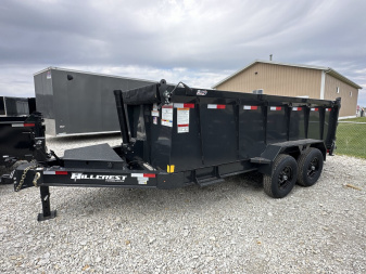 New 2025 Hillcrest 7'x14' 14.9k Standard Dump Trailer