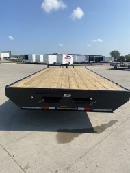 New 2025 H&H 102"x24' 14k Standard Duty Bumper Pull Deckover Trailer