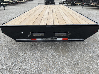 New 2025 H&H 102"x24' 14k Standard Duty Bumper Pull Deckover Trailer