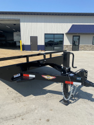 New 2025 H&H 102"x24' 14k Standard Duty Bumper Pull Deckover Trailer