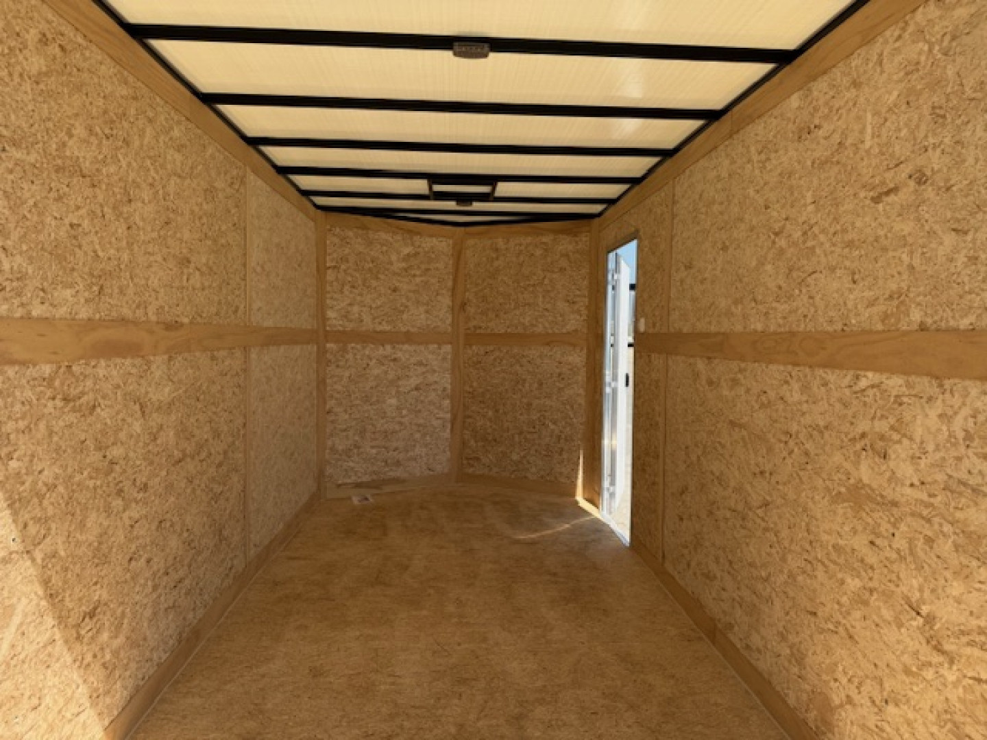 New 2026 Cross White 7'x14' 7k Alpha Flat Top V-Nose Enclosed Cargo Trailer