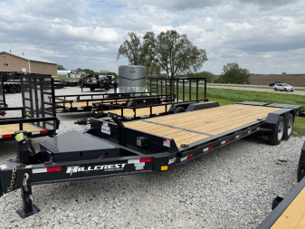 New 2025 Hillcrest Trailers 83"x21'+3' 17.6k I-Beam Equipment Trailer