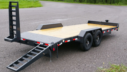 New 2025 Hillcrest 82"x18'+2' 16k Equipment Trailer