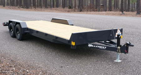 New 2025 Hillcrest 82"x18'+2' 10k Car Hauler Trailer