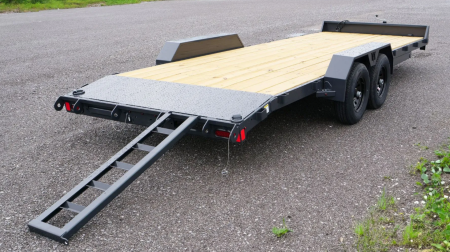 New 2025 Hillcrest 82"x18'+2' 10k Car Hauler Trailer