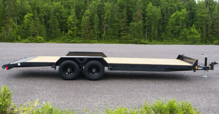 New 2025 Hillcrest 82"x18'+2' 10k Car Hauler Trailer