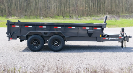 New 2025 Hillcrest 7'x14' 14k Dump Trailer