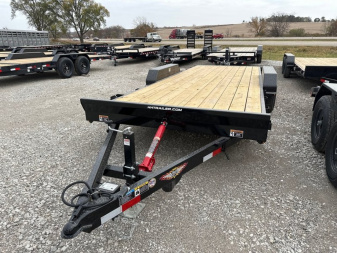 New 2025 H&H 82"x20' 7k Manual Tilt Speed Loader Car Hauler Trailer