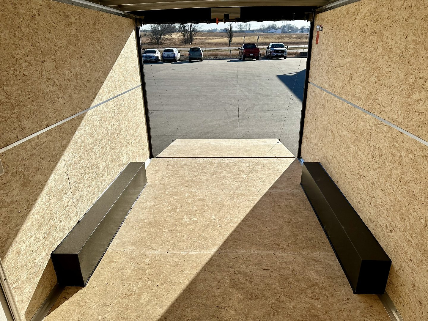 New 2025 H&H 8.5'x16' 10k Flat Top V-Nose Enclosed Cargo Trailer