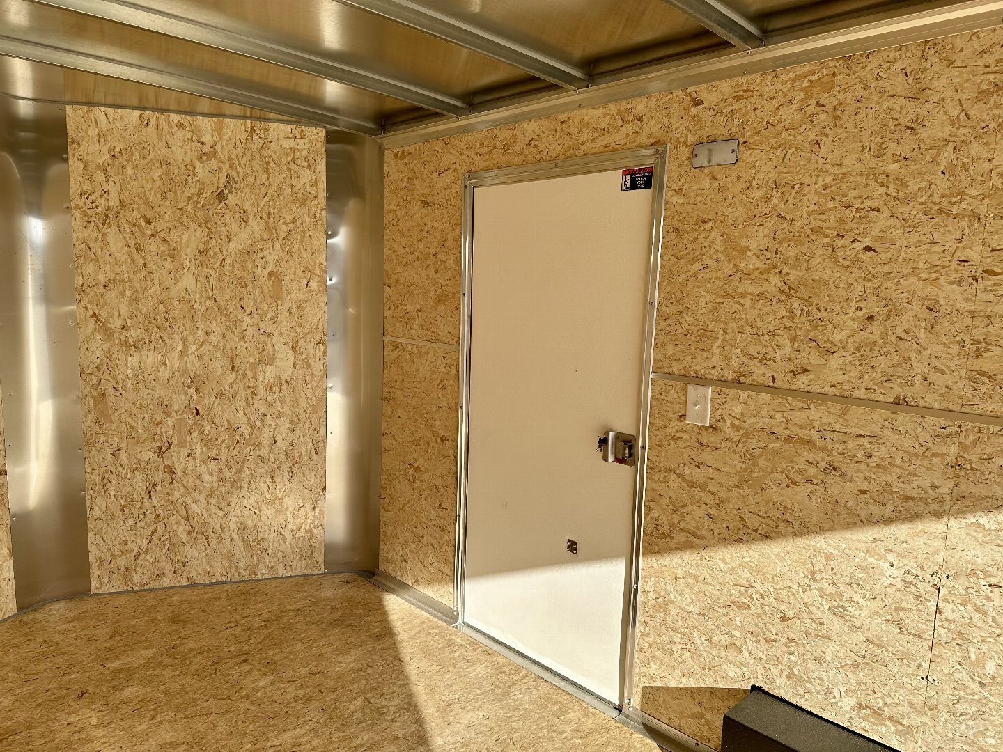 New 2025 H&H 8.5'x16' 10k Flat Top V-Nose Enclosed Cargo Trailer