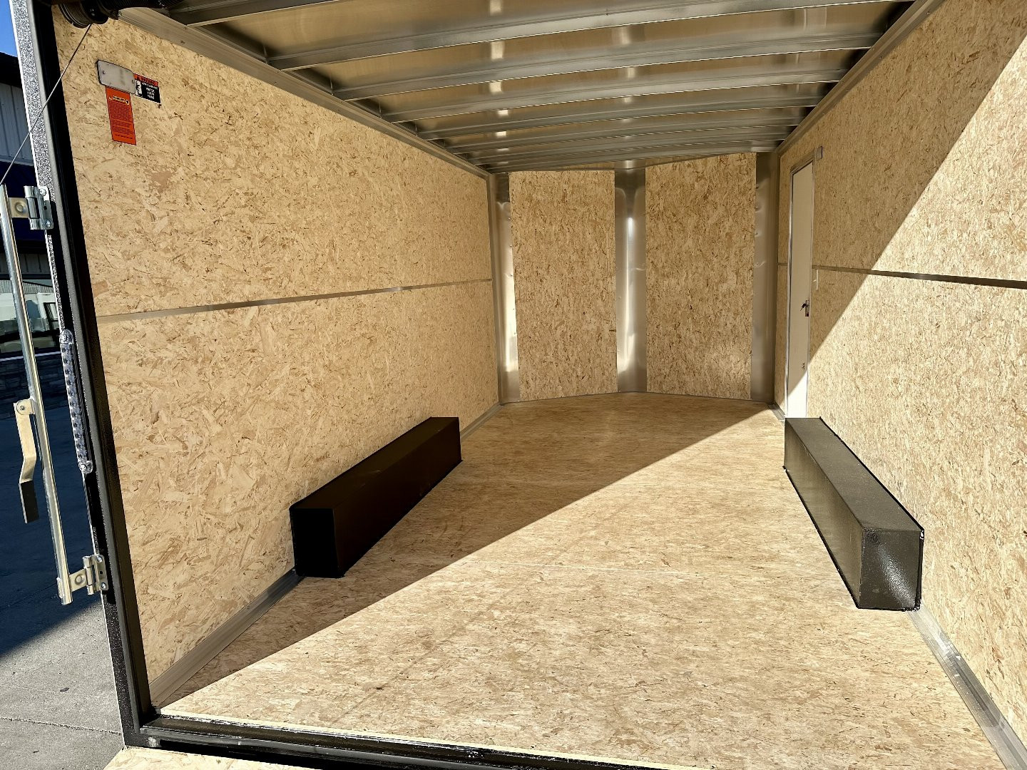 New 2025 H&H 8.5'x16' 10k Flat Top V-Nose Enclosed Cargo Trailer