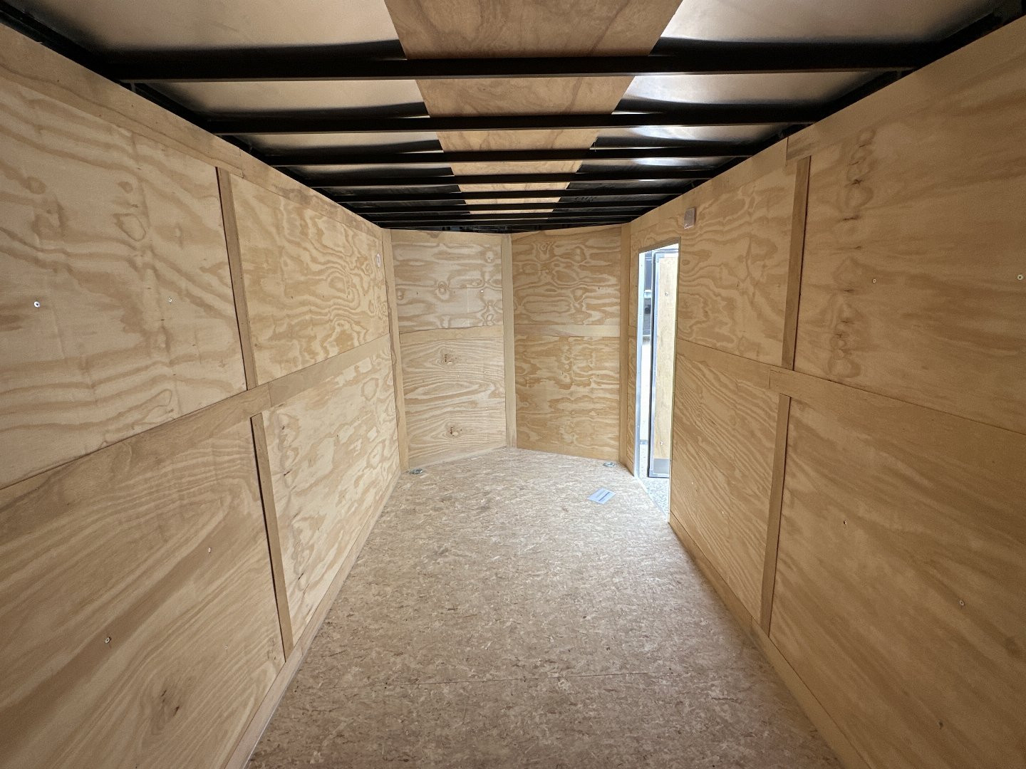 New 2025 Cross 7'x16' 7k Beta Series Flat Top V-Nose Enclosed Cargo Trailer