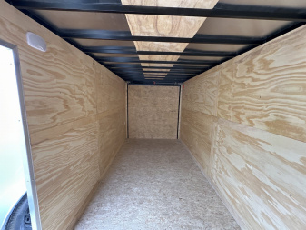 New 2025 Cross 7'x16' 7k Beta Series Flat Top V-Nose Enclosed Cargo Trailer