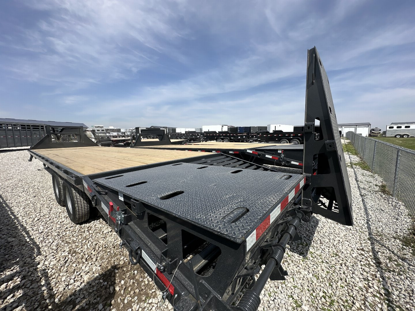 New 2025 Hillcrest Trailers 25'+5' 24.9k Deckover Flatbed Trailer