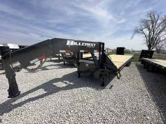 New 2025 Hillcrest Trailers 25'+5' 24.9k Deckover Flatbed Trailer