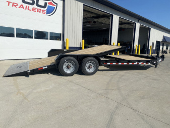New 2025 H&H Trailers 82"x16'+6' 17.6k Topline I-Beam Tilt Equipment Trailer