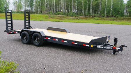 New 2025 Hillcrest Trailers 18'+2' 14k Equipment Trailer