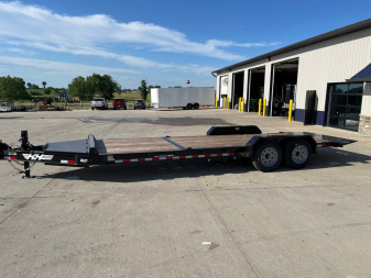 New 2025 H&H Trailers 82"x16'+6' 17.6k Topline I-Beam Tilt Equipment Trailer