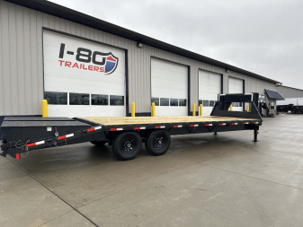 New 2025 Hillcrest Trailers 20'+5' 15.9k Deckover Flatbed Trailer