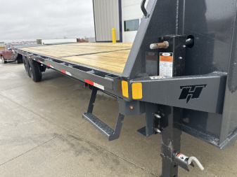 New 2025 Hillcrest Trailers 20'+5' 15.9k Deckover Flatbed Trailer