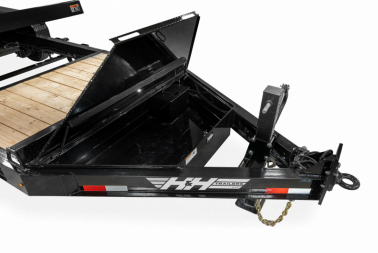 New 2025 H&H Trailers 82"x16'+6' 15.4k Topline I-Beam Tilt Equipment Trailer