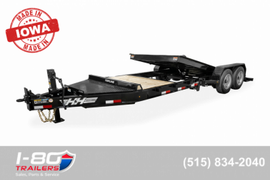 New 2025 H&H Trailers 82"x16'+6' 15.4k Topline I-Beam Tilt Equipment Trailer