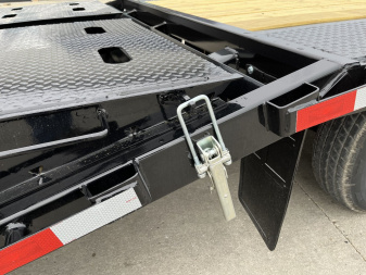 New 2025 H&H Trailers 102"x20'+5' 16k Low Profile Dovetail Super Deluxe Ramps Gooseneck Flatbed Deckover Trailer