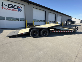 New 2025 H&H Trailers 82"x16'+6' 15.4k Topline I-Beam Tilt Equipment Trailer