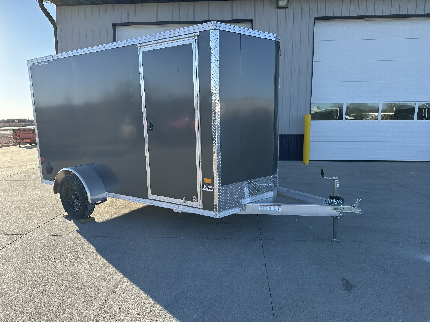 New 2025 Alcom Aluminum 6'x12' 3k XLT Pro V-Nose Enclosed Cargo