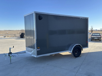 New 2025 Alcom Aluminum 6'x12' 3k XLT Pro V-Nose Enclosed Cargo