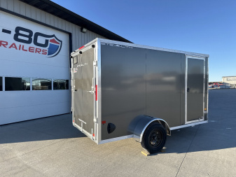 New 2025 Alcom Aluminum 6'x12' 3k XLT Pro V-Nose Enclosed Cargo