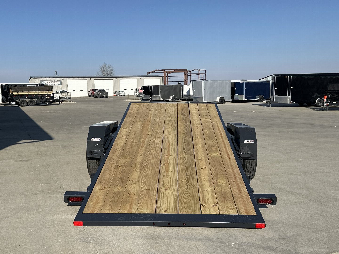 New 2025 Hillcrest Trailers 16'+6' 14k Partial Tilt Equipment Trailer