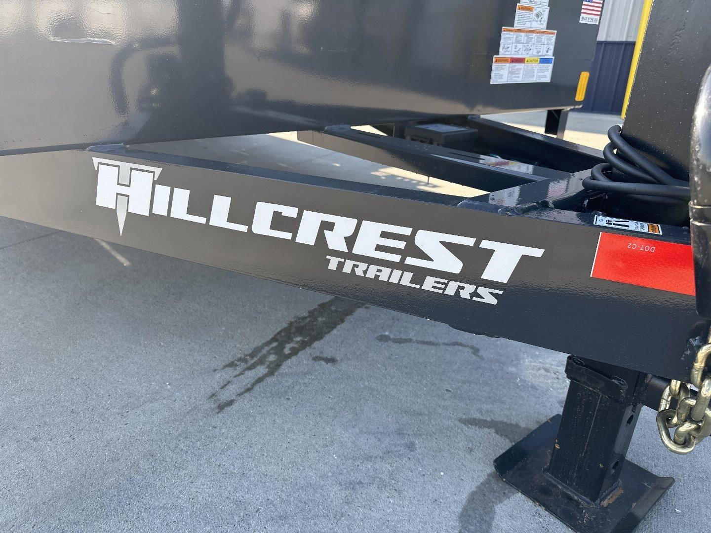 New 2025 Hillcrest Trailers 16'+6' 14k Partial Tilt Equipment Trailer