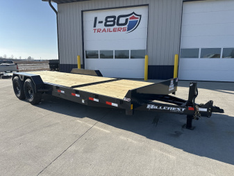 New 2025 Hillcrest Trailers 16'+6' 14k Partial Tilt Equipment Trailer
